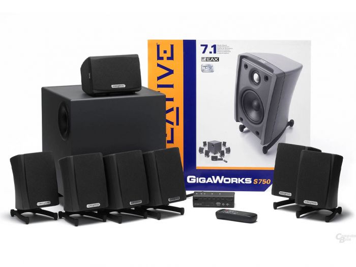 Акустическая система CREATIVE GigaWorks S750, 7.1 Speaker System
